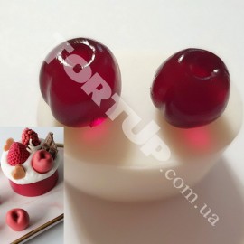 Силіконовий молд 3D Вишня-черешня 1,9см та 1,8см
