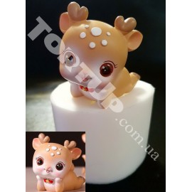 Силіконовий молд 3D Оленя №9 висота 6см
