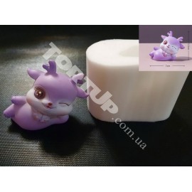 Силіконовий молд 3D Оленя №8 висота 5,5см