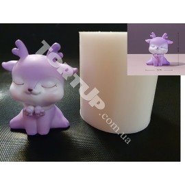 Силіконовий молд 3D Оленя №7 висота 6см