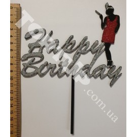 Силіконовий молд Рамка Happy Birthday №1 11х4,5 см.