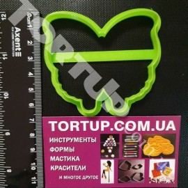 Пластикова вирубка Метелик №2, висота 6см