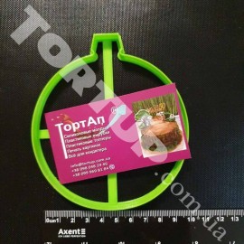 Пластикова вирубка Куля, 10см