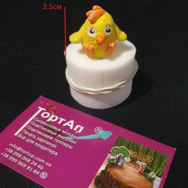 Авторський силіконовий молд 3D Курча міні висота 2.5см