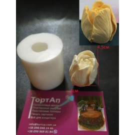Силіконовий молд 3D Тюльпан №1, 3*4,5см