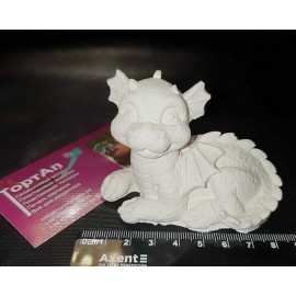 Силіконовий молд 3D Дракон №5, висота 6см, ширина 8см