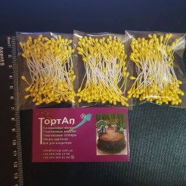 Тичинки маленькі жовті приблизно 80шт
