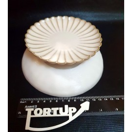 Авторський силіконовий молд 3D Блюдце, 15.5 см высота 2.5 см