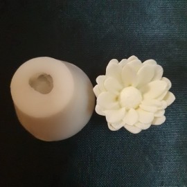 Силіконовий молд 3D Ромашка №2,  5*3,5см