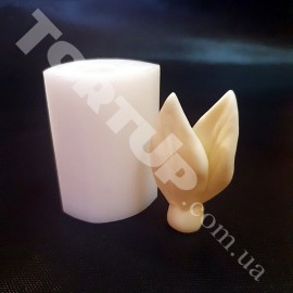 Силіконовий молд 3D Лист тюльпану №1,  6*4см