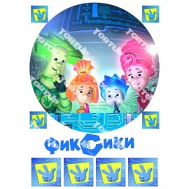 Вафельна картинка Фіксики 022
