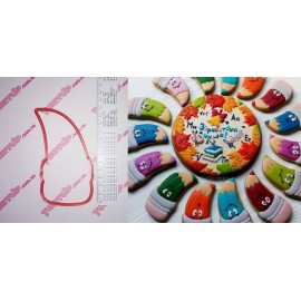 Пластикова вирубка Олівець, 12см