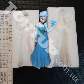 Силіконовий молд 3D Ельза "Холодне серце"