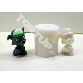 Силіконовий молд 3D Роккі (Щенячий патруль) 4см
