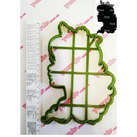 Пластикова вирубка Принцеса №1, 19см