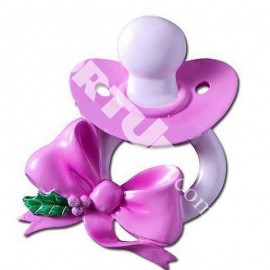 Силіконовий молд Соска з бантиком