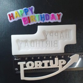 Силіконовий молд Рамка Happy Birthday №1