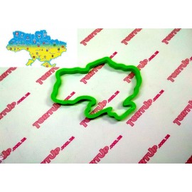 Пластикова вирубка Карта України 12см