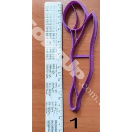 Пластикова вирубка 3 тюльпани №1 17см