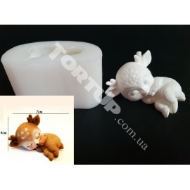 Силіконовий молд Оленя 3D №1