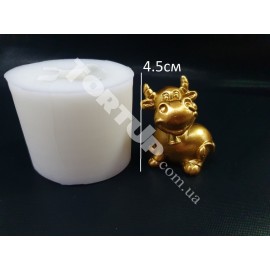 Силіконовий молд  3D Бичок