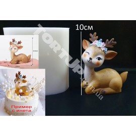 Силіконовий молд 3D Олениха великий