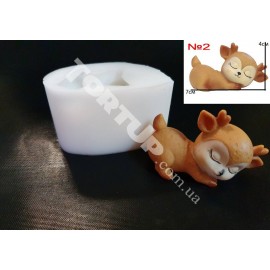 Силіконовий молд Оленя 3D №2