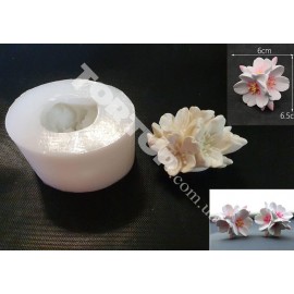 Силіконовий молд 3D Букет №1 6,5см