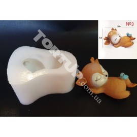 Силіконовий молд Оленя 3D №3