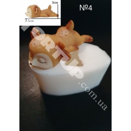 Силіконовий молд Оленя 3D №4