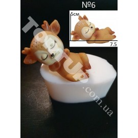 Силіконовий молд Оленя 3D №6