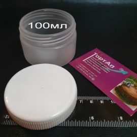 Баночка пластикова прозора 100мл